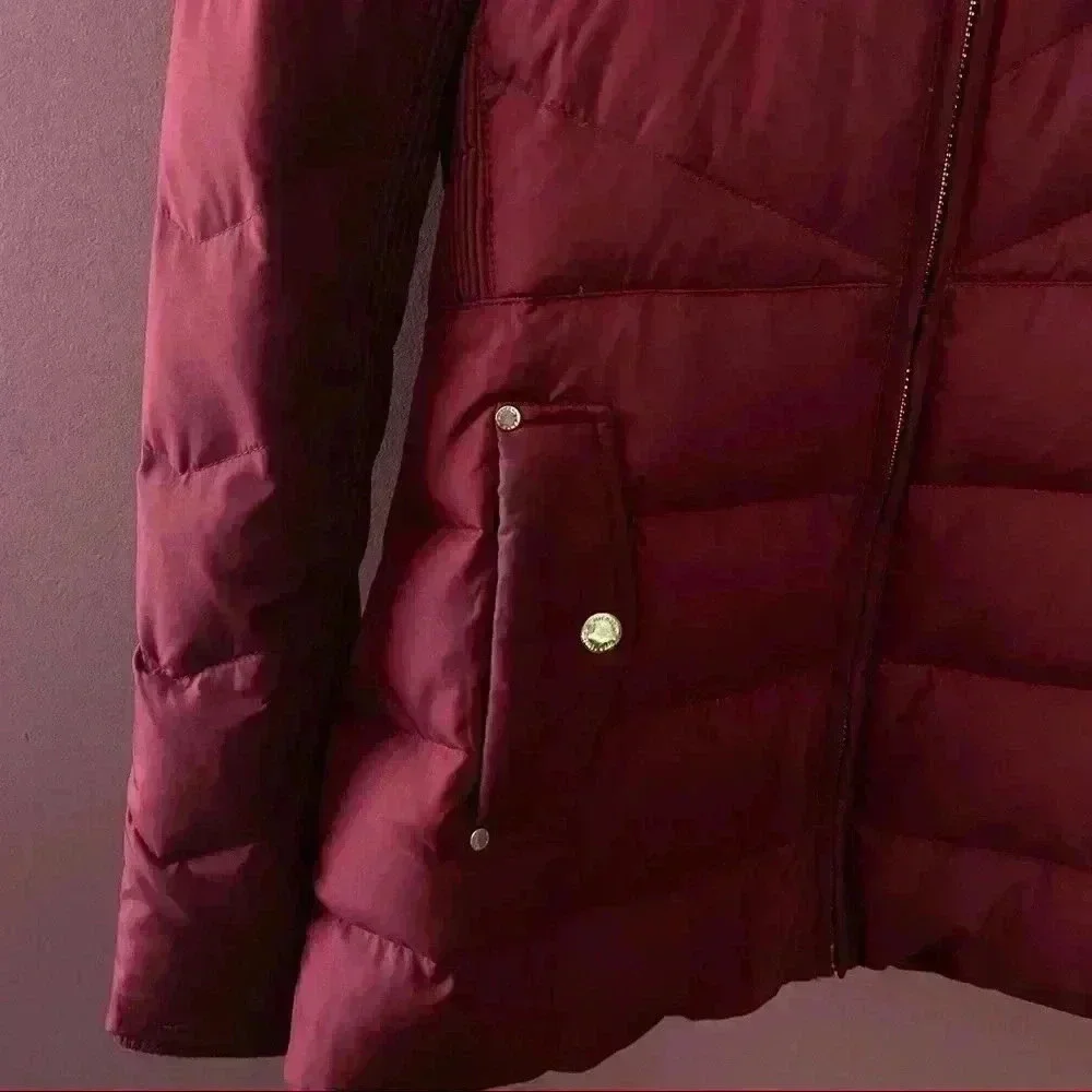 Michael Kors Red Puffer Jacket